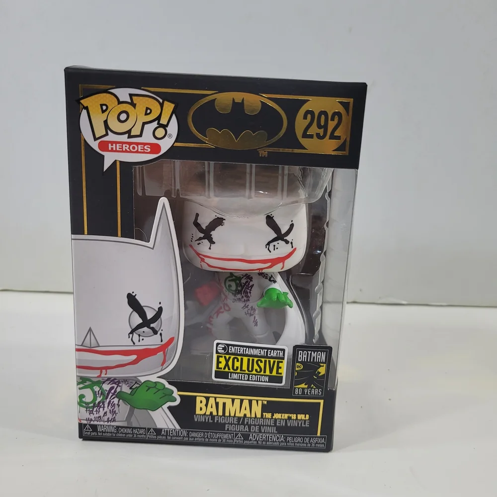 Funko Pop! Heroes Batman Joker Is Wild 292 Vinyl Figure EE Exclusive Limited Toy